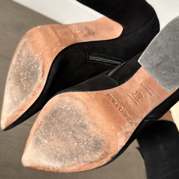 Pura Lopez Black Ankle Boot size 35 - Picture 7 of 7